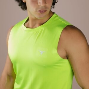 LiftRift Sleeveless Mens T-Shirt - Fluorescentgreen