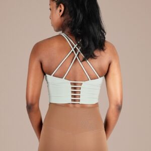 AeroFit High-intensity Long Line Sports Bra - LightGreen